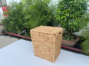 Eco-friendly Natural Rattan <b>Storage</b> <b>Basket</b> - <b>Rectangular</b> Rustic Design for Laundry. - Product Image 3