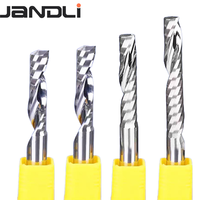 Fraise à queue professionnelle de haute qualité JANDLI en carbure de tungstène à une dent, angle de hélice de 15 degrés, pour le fraisage du métal
