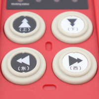 Télécommande sans fil industrielle étanche à double vitesse et 4 touches pour grue et palan, 36V-440V, à accès autorisé