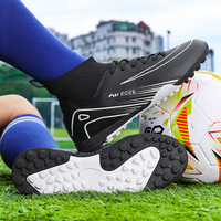Assassin 16 Chaussures de football montantes pour hommes et enfants, crampons TF AG à crampons longs, respirantes, pour entraînement professionnel