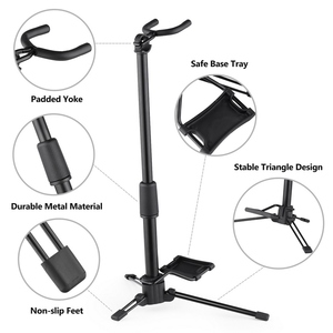 Soporte <span class=keywords><strong>de</strong></span> instrumento <span class=keywords><strong>de</strong></span> viento digital plegable Soporte <span class=keywords><strong>de</strong></span> aerófono <span class=keywords><strong>de</strong></span> <span class=keywords><strong>metal</strong></span> ajustable Soporte <span class=keywords><strong>de</strong></span> instrumento musical - Product Image 3