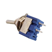 Interrupteurs à bascule miniatures 2 positions ON-OFF 2 broches SPST 6A 250VAC MTS-101