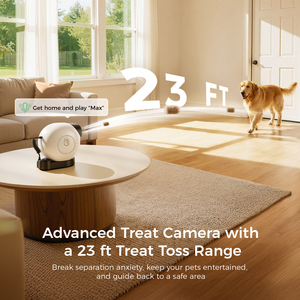 Distributeur automatique de friandises pour animaux de compagnie 3K avec caméra, alimentation automatique pour chiens et chats, contrôle à distance WiFi, audio bidirectionnel, grande capacité pour 14 jours - Product Image 4