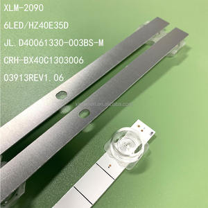 XLM-2090 6LED 3 Adet Alüminyum TV <span class=keywords><strong>LED</strong></span> Arka Işık Şeridi, 2700K Sıcak Beyaz Işık CRI 85 <span class=keywords><strong>DC</strong></span> <span class=keywords><strong>3V</strong></span> - Product Image 4