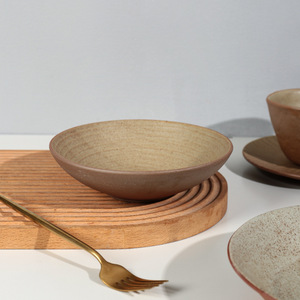 ชามซุปเซรามิกหูหนานสไตล์ญี่ปุ่น งานแฮนด์เมดสั่งทำพิเศษ ดีไซน์หรูหราแบบเรโทร เคลือบสี สำหรับร้านอาหาร โรงแรม และใช้ในครัวเรือน - Product Image 1