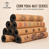 Matras Yoga Cork Ortopedi Yugaland dengan Bantalan Empuk Daya Pantul Tinggi untuk Fisioterapi