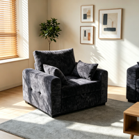 Canapé-lit en tissu multifonctionnel moderne avec sièges simples, doubles et triples pour les petits appartements, les salons, les hôtels, les hôpitaux