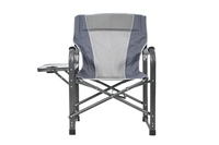Chaise de réalisateur moderne en aluminium léger avec table latérale pour le camping et l'extérieur
