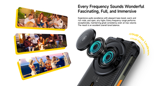 Ulefone Rugking gồ ghề điện thoại di động Android 15 Loud Loa 9600mAh 8 + 256GB chính 50MP máy ảnh Ulefone điện thoại - Product Image 6