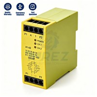 Relé de Seguridad de Parada de Emergencia 474856 Nuevo y Original, 3N/O 1N/C, para Control Industrial