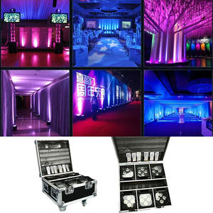 Smart Event Stage Batterij Uplight 4*12W Rgbwa + Uv 6in1 Dmx512 Led Dj Par Licht Wifi Afstandsbediening Draadloze Bediening - Product Image 2