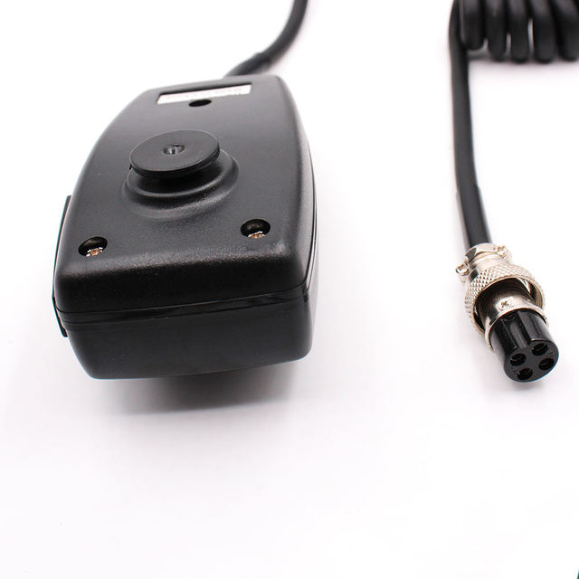 CB-507 Condenser Microphone XLR 4-Pin Wired for Cobra Uniden Car CB Radio Two Way Radios Ham Mic