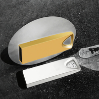 Échantillon gratuit pas cher, clé USB 2.0 en métal de 4 Go, mémoire flash, clé USB, logo personnalisé, marque OEM