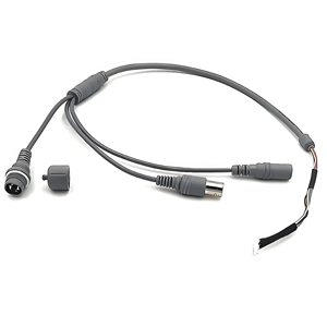 550 мм UL20761 для ПВХ изолированный коаксиальный медный проводник 50 Ом видео кабель питания DC Кнопка сброса питания-40 ~ 80 60 В - Product Image 4