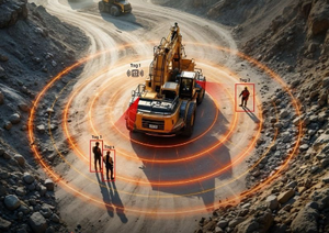 Solutions de sécurité pour chariots élévateurs : Système de détection des piétons, caméra radar IA, systèmes <span class=keywords><strong>anti</strong></span>-collision, dispositifs de sécurité pour chariots élévateurs - Product Image 6