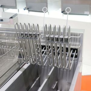 เครื่องทอดไฟฟ้าเชิงพาณิชย์แบบสองถัง สแตนเลส ความจุ 17-20 ลิตร สำหรับโรงแรมและร้านอาหารฟาสต์ฟู้ด - Product Image 6