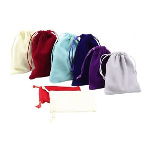Bolsa de Terciopelo Reciclable con Logotipo Personalizado para Joyería, Relojes, Collares, Anillos, Piedras Preciosas, Gafas - Product Image 3