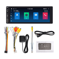 Autoradio multimédia Android 1 Din, lecteur vidéo universel, écran 6,9 pouces, autoradio GPS pour Nissan, Hyundai, Kia, Toyota, VW