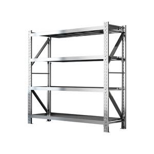 Xinlongfei Stainless Steel Multi Layer Detachable Floor Standing <b>Storage</b> <b>Rack</b> 300kg Load Capacity Warehouse Use - Product Image 4