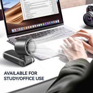 Ultra High Speed 10M/S Turbo Handheld 16°C Refrigeration 6000Mah Battery Portable Ice Fan With Digital Display - Product Image 5