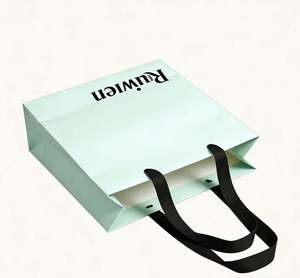 Sacs en papier colorés de luxe, logo imprimé personnalisé, sacs cadeaux personnalisés avec votre propre logo - Product Image 4