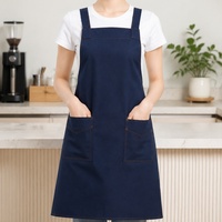 Tablier d'artiste réglable en polyester Oxford imperméable, style nordique, pour jardinage et pâtisserie