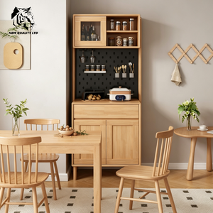 Vente directe d'usine, bon prix, personnalisation possible, grand stock prêt à être expédié, armoire de cuisine, meuble de maison nouvelle mode, buffet. - Product Image 2