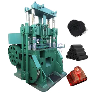 Máquina de briquetas de carbón sin humo a escala de molino eléctrico, máquina de prensa de carbón pulverizado triturado