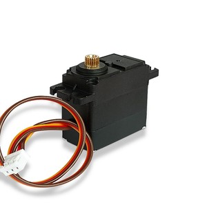 LW27MG 30g ไมโครเซอร์โว 5.4กก.ซม. 0.13วินาที/60 °   เกียร์ทองแดง 4.8V-6V 180 °   สำหรับการควบคุมทิศทางของเรือเฮลิคอปเตอร์ RC Crawler - Product Image 1
