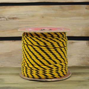 MULTIPACKROPES Polypropylene (PP) High Strength 3/4 Strand Braided Twisted Rope 4-25mm Durable Heavy Duty Marine <b>Fishing</b> Ship - Product Image 1