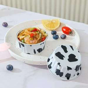 ภาชนะอลูมิเนียมฟอยล์ทรงกลมสีทองถ้วยเค้กอลูมิเนียมอบอาหารแบบใช้แล้วทิ้ง - Product Image 5