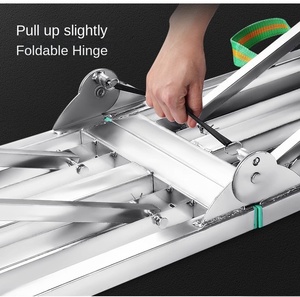 Xách tay đa năng gấp giàn giáo làm việc nền tảng giàn giáo tháp thang Phân băng ghế dự bị điều chỉnh chiều cao mạ kẽm hàn - Product Image 5