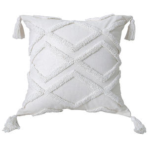 Funda de almohada cuadrada HomeyMood de 45x45cm con diseño geométrico, funda de algodón y poliéster para decoración de sofá y dormitorio - Product Image 5