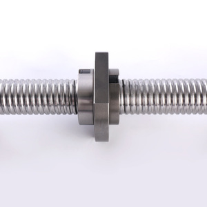 Vis à billes SSRL1605 de 16 mm de diamètre, pas de 20 mm, pour machine à tirer le fil, vis mère en acier avec composant de roulement central - Product Image 2