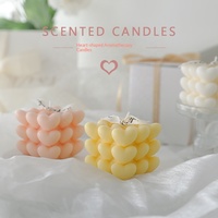 Souvenirs créatifs en gros, cadeaux d'anniversaire, bougies aromatiques en forme de cœur faites à la main avec une ambiance romantique pour la décoration de la maison