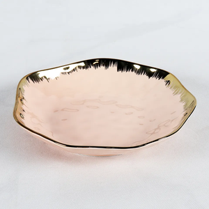 Bol <span class=keywords><strong>de</strong></span> <span class=keywords><strong>service</strong></span> à soupe en céramique dorée conçu sur mesure en <span class=keywords><strong>porcelaine</strong></span> avec glaçure pour la décoration quotidienne et les cadeaux - Product Image 2