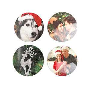 Hot Spring Hotel Hot Spring Pendentifs Mariages d'hiver Sublimation Blanc Mdf Ornements d'<span class=keywords><strong>arbre</strong></span> de Noël Ange - Product Image 4