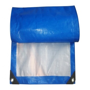 Bâche PE personnalisée du fabricant Linyi 4x5m, bâche PE bleue et <span class=keywords><strong>blanche</strong></span>, bâche PE laminée - Product Image 6