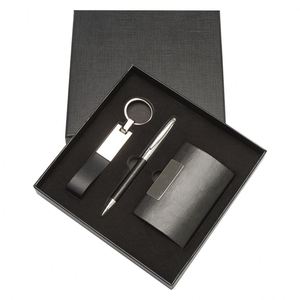 Set de Regalo de Graduación Personalizado con Logotipo, Llavero, Bolígrafo y Cartera con Serigrafía para el Día del Padre o Invitados de Boda - Product Image 2