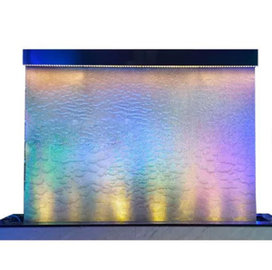 Custom 304/316 Stainless Steel Metal Mesh Water Curtain | Indoor Artistic Flowing <strong>Waterfall</strong> For Hotel Lobby Decoration - Product Image 4