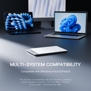 <span class=keywords><strong>Trackpad</strong></span> Inalámbrico BT OEM Mejorado, Superficie de Vidrio Lisa con Multitáctil, Ratón, Touchpad USB Inalámbrico/Alámbrico de Aluminio para Win/<span class=keywords><strong>Mac</strong></span> - Product Image 4