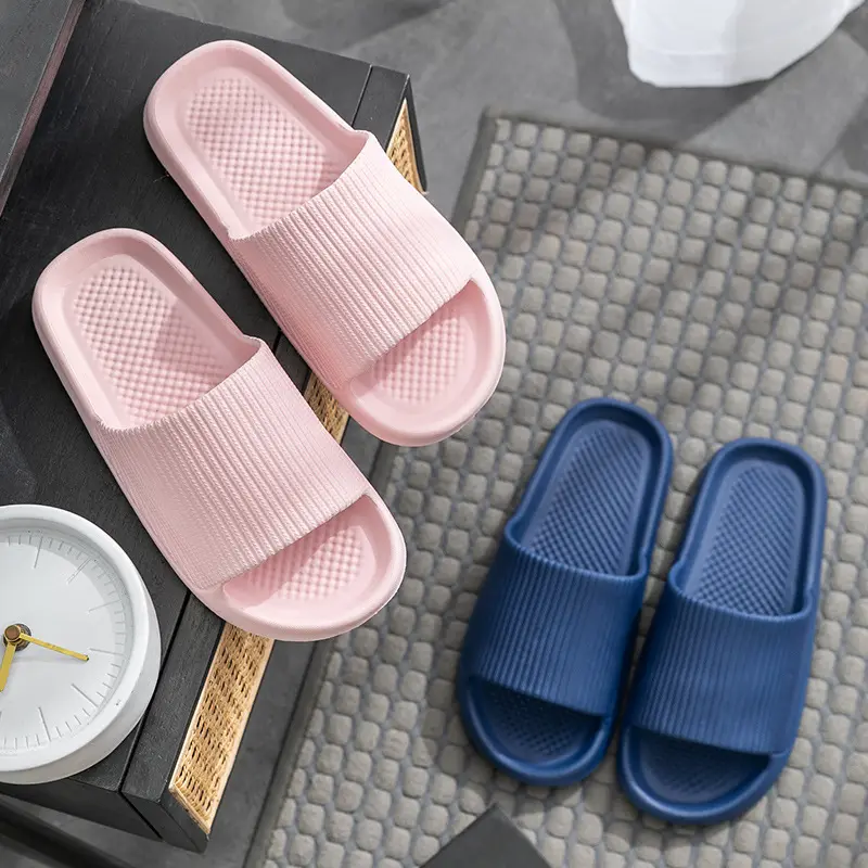 Non-slip Flip Flops Women Sandals Ladies Fashion Cheap Soft Sole EVA Indoor Slides Home Slippers Thick Platform Bathroom