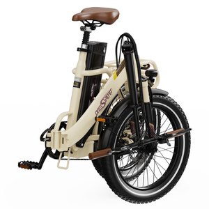 Vélo pliant ONESPORT OT16MAX 250W 48V pour femmes, cadre en acier, 7 vitesses, porte-bagages arrière, pneus tubeless, freins à disque OT16, en stock UE - Product Image 4