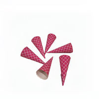 Manchon en papier pour cornet, manchon en papier pour cornet gaufre, emballages pour cornets