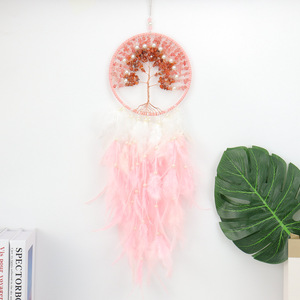 <span class=keywords><strong>Atrapasueños</strong></span> de amatista hecho a mano, árbol de la vida, colgante de pared, cristal de cuarzo rosa, <span class=keywords><strong>atrapasueños</strong></span>, pluma, piedra preciosa, <span class=keywords><strong>atrapasueños</strong></span> - Product Image 4