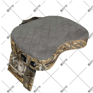 Coussin chauffant irrégulier 40x27x7cm, chauffage USB, pour camping en plein air, tissu à motifs camouflage - Product Image 2