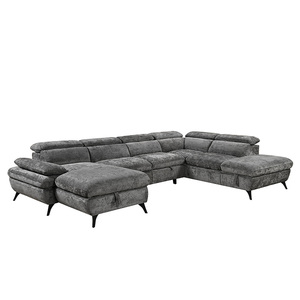 Encuentra Sillones Similares de Fábrica OEM, Populares, de 2 Plazas, con Reposacabezas Ajustable, Muebles de Sala de Estar, Sofá en Forma de L con Almacenamiento - Product Image 1