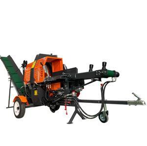 Máquina Cortadora y Rajadora de Troncos Hidráulica Automática de Alta Resistencia para la UE, con Capacidad de 48 cm y Procesador de Leña con Cinta Transportadora para la Industria Forestal - Product Image 2