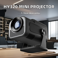 Projecteur 720P Portable Extérieur Beamer HY320 Mini Maison Intelligent Android Jeu Mini Portable Maison LED LCD Projecteur de Poche HY320MINI