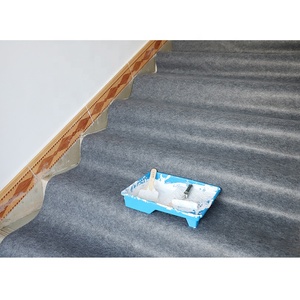 Tapis de protection robuste en feutre non tissé aiguilleté épais, laminé, épaissi, antidérapant, avec film PE imperméable, sans colle - Product Image 2